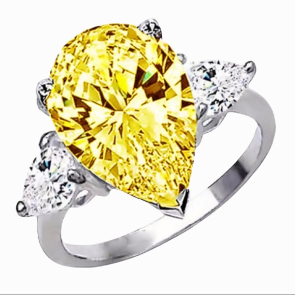 Jewelry - The Cintia Yellow Topaz .925 Ring